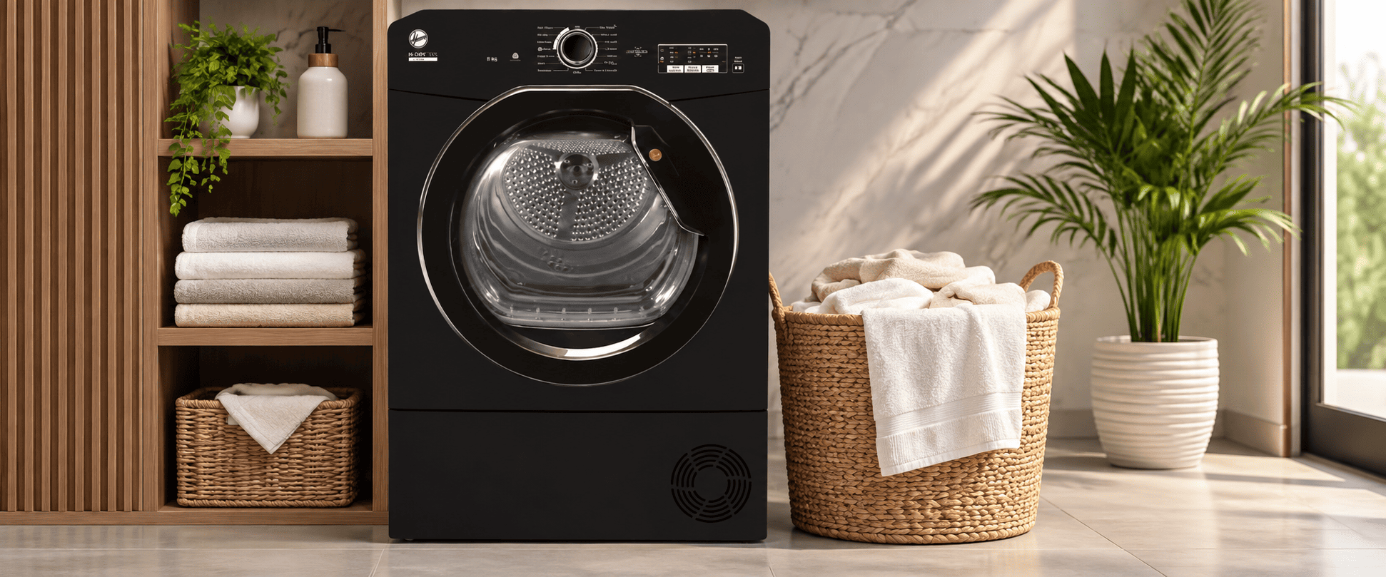 Sèche linge Frontal HOOVER HLEC8LGB-80 8KG - Noir